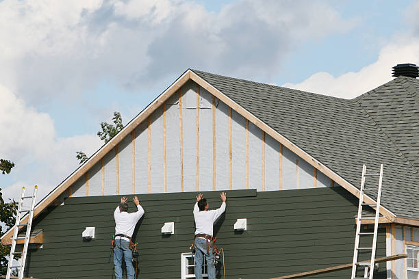 Professional Emergency Siding Repair technician working in Wagener, SC
